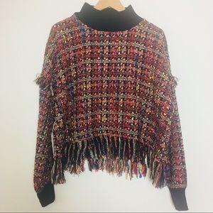 Zara Fringe Sweater Woman’s